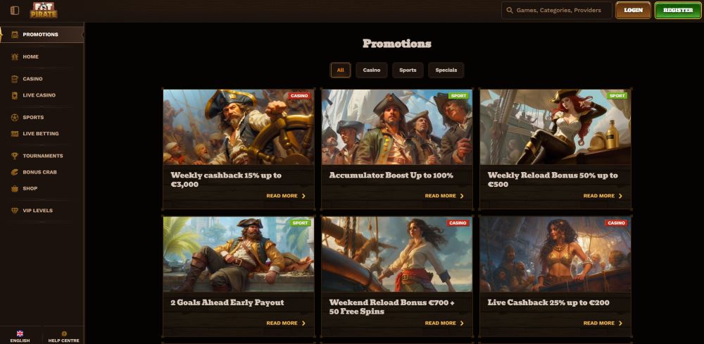fatpirate casino bonus all