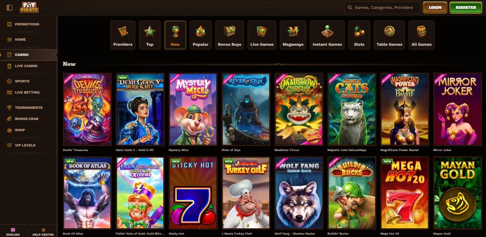 fatpirate casino slots