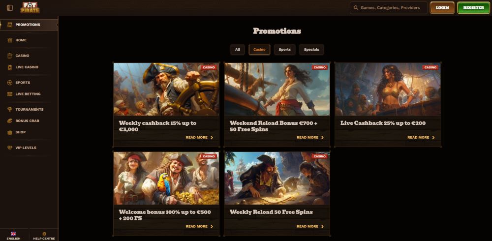 fatpirate casino bonus casino