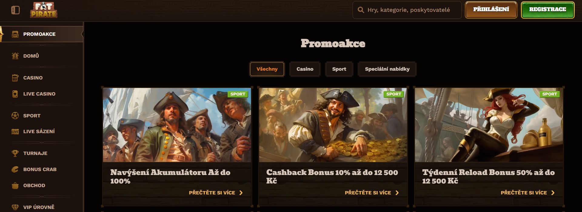 bonusy kasina fatpirate