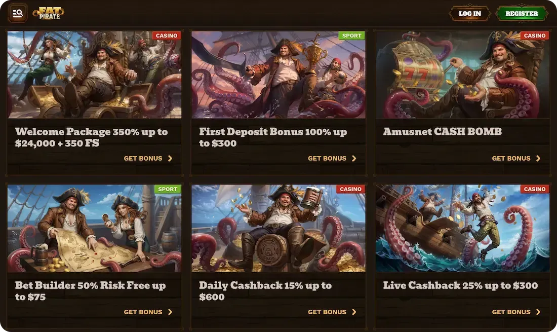 fatpirate casino bonus all